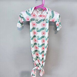 Kate Quinn 0-3M Baby Knotted Gown Organic‎ Bamboo